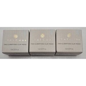 3 Tatcha The Clarifying Clay Mask 5 ml Mini Authentic Travel Size NEW in BOX NIB